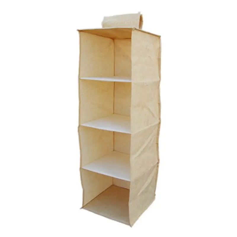 

3/4/5 Layers Home Wardrobe Hanging Clothes Holder Rack Closet Organizer Storage Fabric Bag Clothes Classification