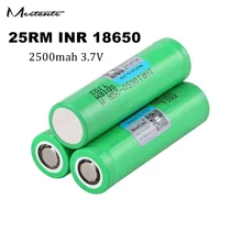 Meetcute INR18650-25R 3,7 V 2500mAh 18650 литиевая аккумуляторная батарея для светодиодного фонарика