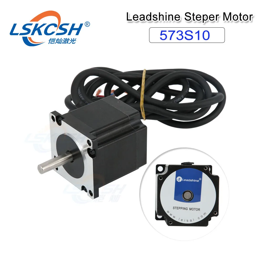 LSKCSH Nema 23 Leadshine 3 фазы шагового двигателя 573S10 573S20 для CO2 лазерной гравировки, резки 2018 новый лазерный Запчасти