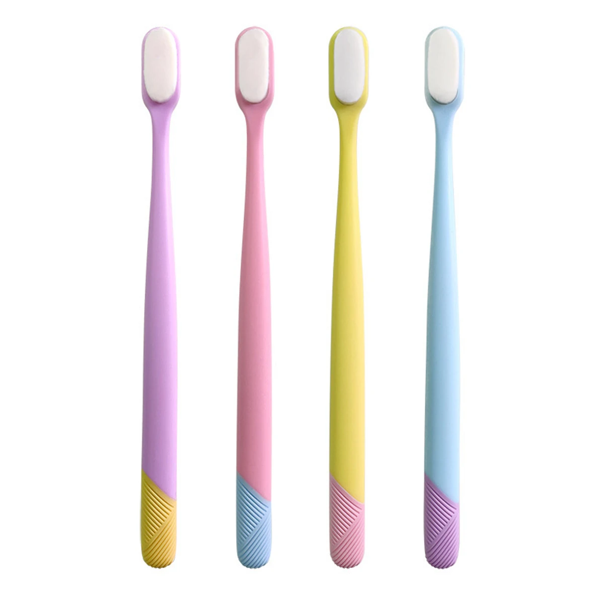 

4PCS Ultra-fine Super Soft Toothbrush, Small Head Teeth Care Brush, Oral Cleaning Tool for Pregnant, Kids