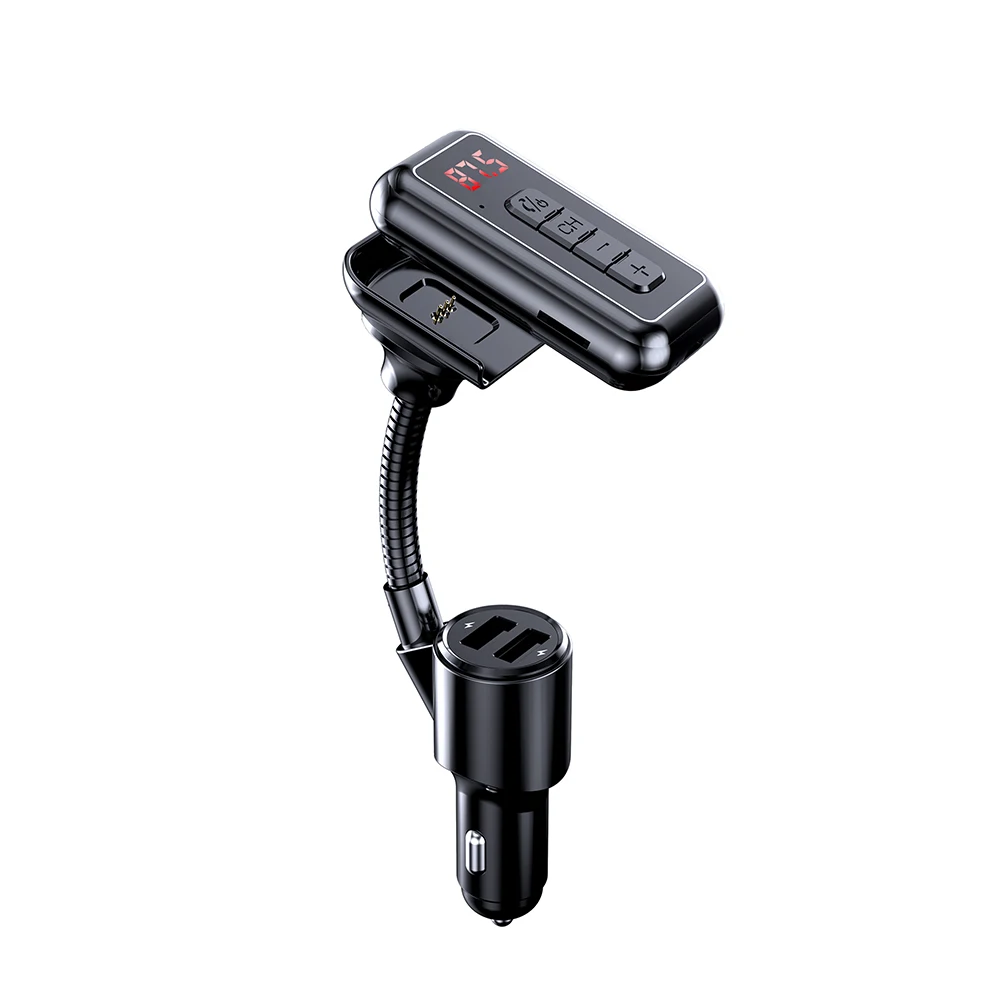 

3-in-1 Car FM Transmitter AUX Adapter Bluetooth Receiver Hands-free Car kit Dual USB Reachargeable Auto Audio Player