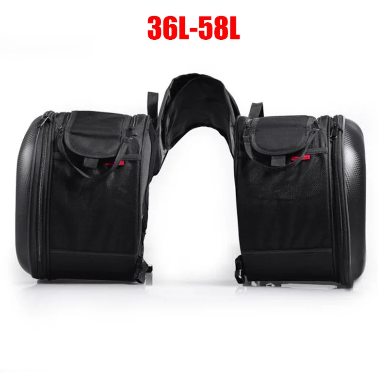 High Quality Waterproof Motor Tail Luggage Suitcase Saddle Bag Motorcycle Side Helmet Riding Travel Bags