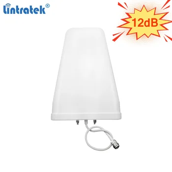 

Lintratek 12dB Outdoor Antenna for GSM 2G 3G 4G Signal Repeater Aerial for 900 1800 2100 2600 850 1900 1700MHz Universal Antenna
