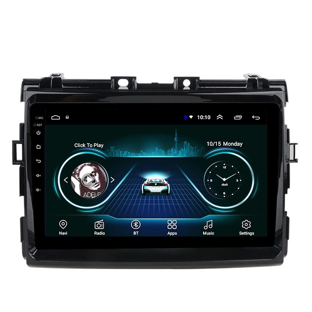 Автомагнитола для Toyota Estima/PREVIA/Tarago/Canarado 2006-2012 Мультимедиа Стерео Система головное устройство Android 8,1 1" Carplay FM SWC - Цвет: 1G 16G WIFI
