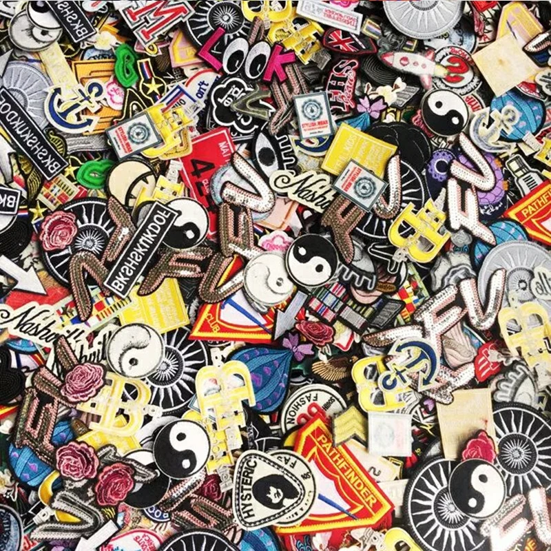 30pcs/lot Mix Embroidered Cartoon Patches Quality Fashion Iron On Jeans  Stickers DIY Garment Appliques Sew Apparel Coats Badge - Price history &  Review, AliExpress Seller - My Patch Store