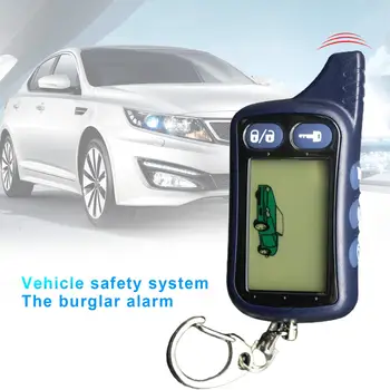 

1PC TZ9010 LCD Remote Controller Car 2 Way Engine Start Remote Control Key Anti-theft Security Alarm System for Tomahawk Tz-9010