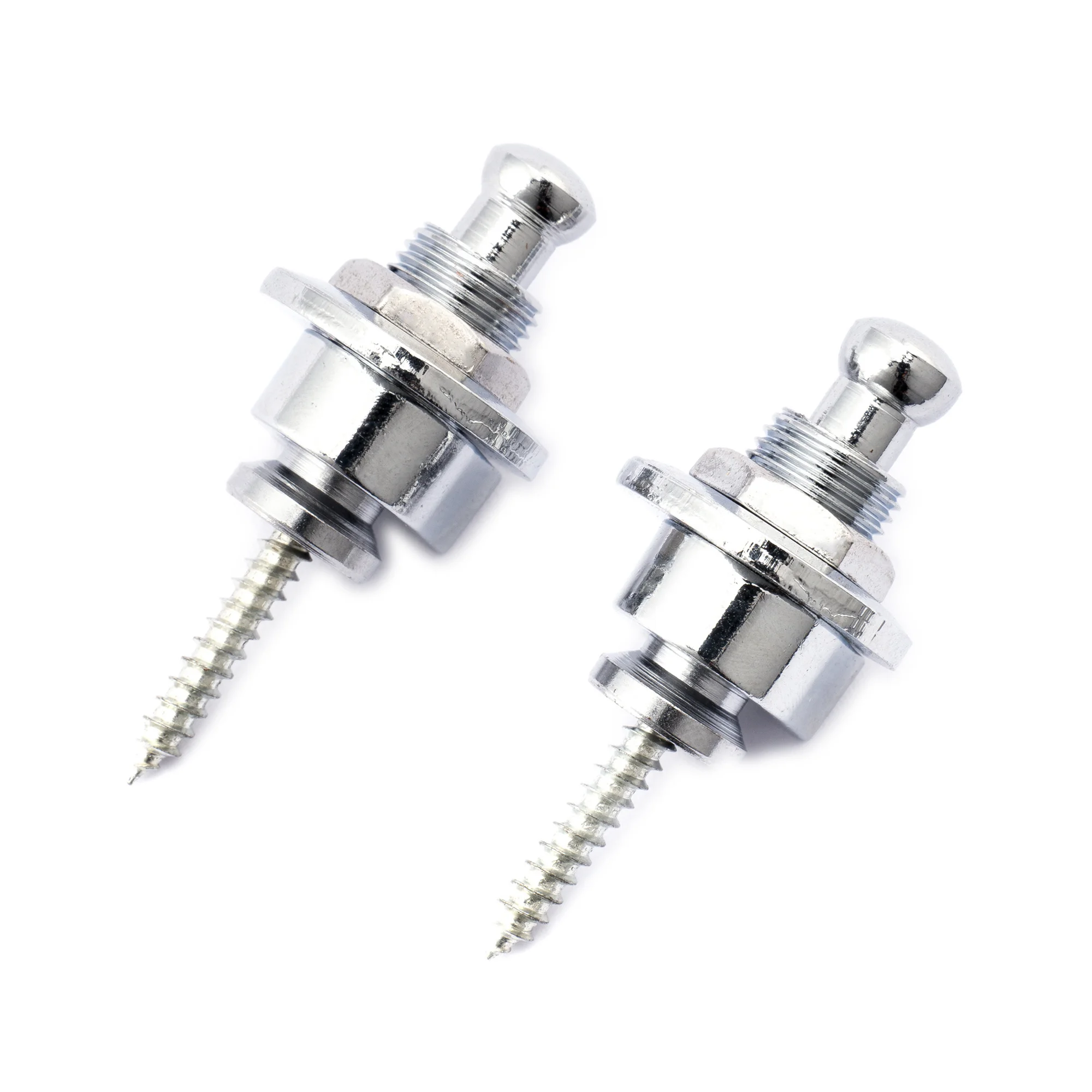 Musiclily-Metal-Guitar-Strap-Locks-Schaller-Style-Security-Locks-Chrome ...