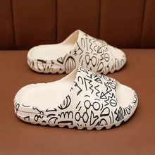 

2022 TYY Toddler Flip Flops Soft Bottom House Indoor Slippers Beach Love Kids Shoes Family Style