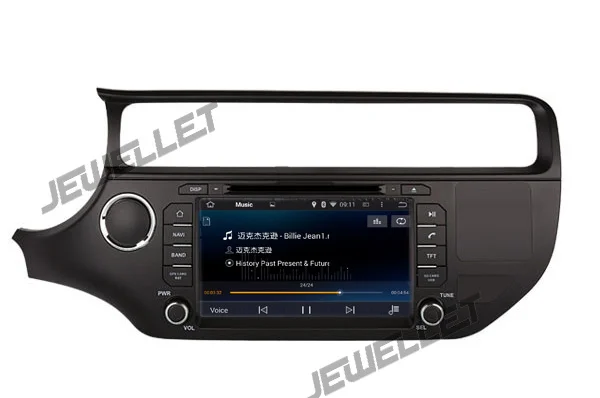 Flash Deal Quad core 1024*600 HD screen Android 9.0 Car DVD GPS radio Navigation for Kia Rio, Pride 2015-2016 with 4G/wifi DVR OBD 1080P 5