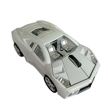 

2.4GHz Computer Accessories 2 Keys Home Gaming Wireless Mouse Car Shape Scroll Universal Optical Mice Ornament USB Interface