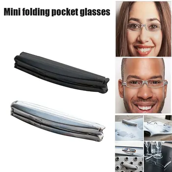 

Foldable FreeFold Shock-Proof Pocket Glasses Unisex Mini Folding Reading Presbyopia Hyperopia Eyeglasses Vision Care