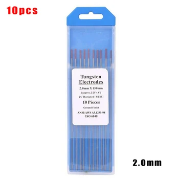 

10pcs Tungsten Electrodes WT20 Consumable Welding Rods Set Arc Machine