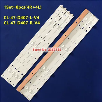 

100% New LED Baklight Strip For CL-47-D407-R-V4 CL-47-D407-L-V4 For 47Inch 47PFL5708/F7 47PFG4109/78 47PFL3188 PT470H1-DUJFFE