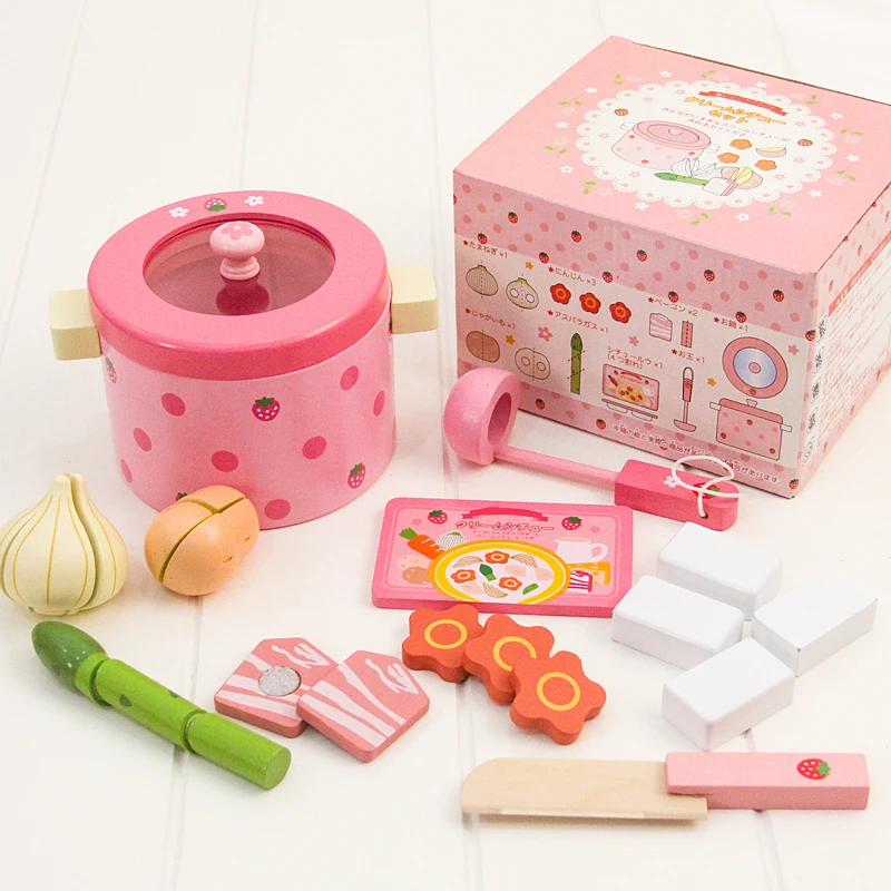 Игровой домик для мамы и ребенка деревянные игрушки искусственная Паровая плита