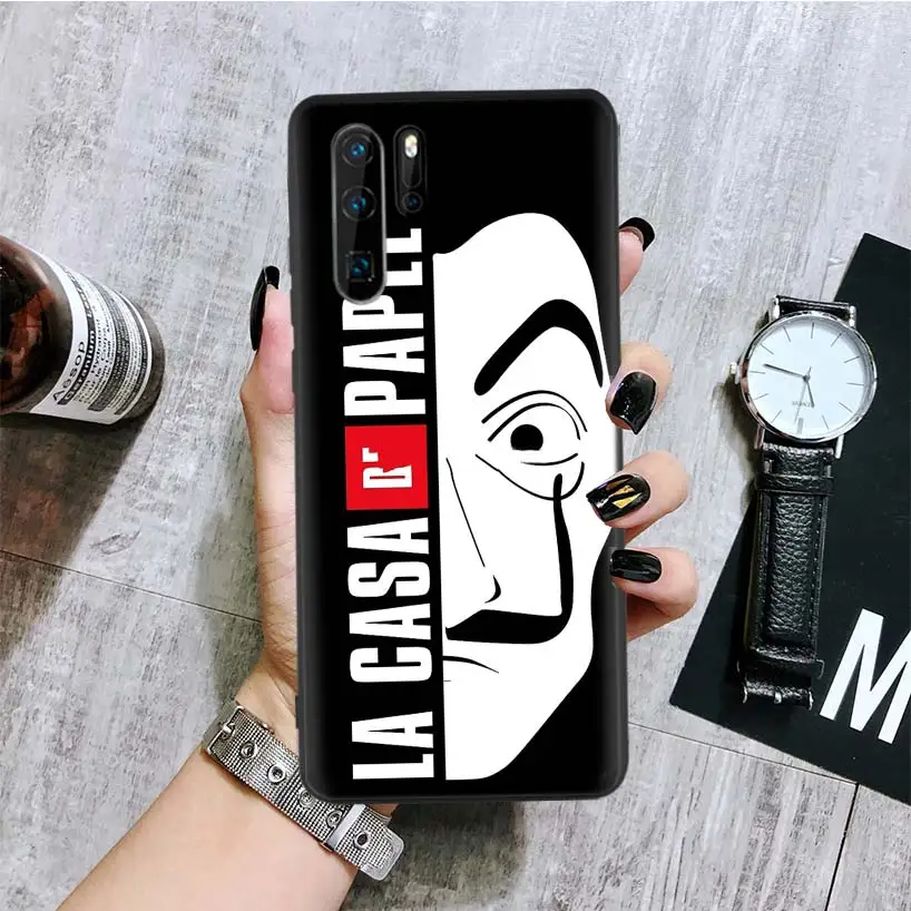 Черный чехол для huawei mate 30 20 10 P30 P20 P10 Pro Lite P Smart Z роскошный Coque Shell