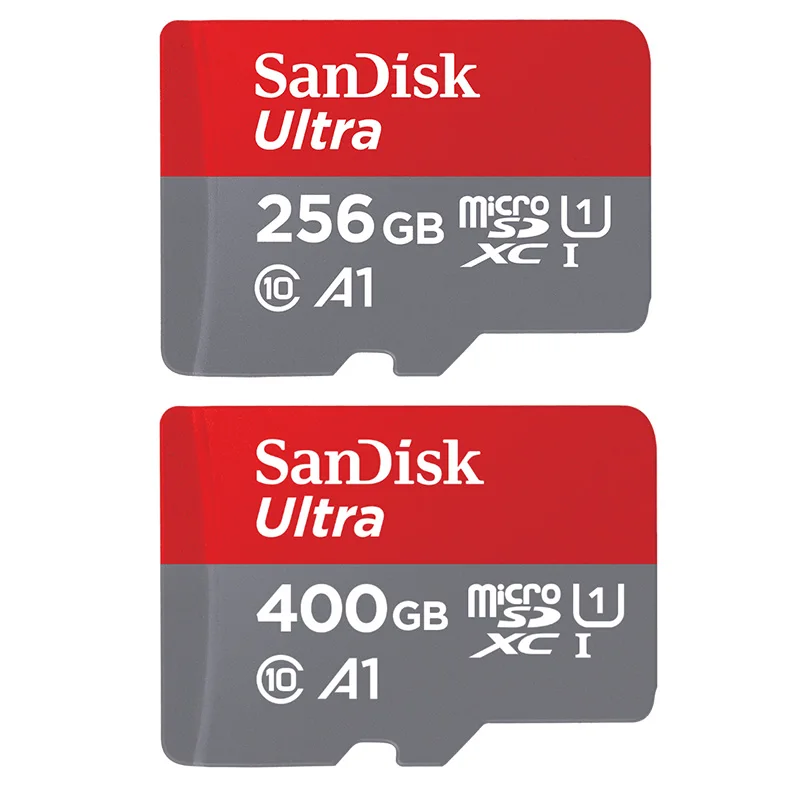 SanDisk Ultra Micro SD карта 64 Гб 128 ГБ 200 ГБ 256 Гб 400 Гб SDXC C10 A1 16 ГБ 32 ГБ SDHC Microsd карта памяти для телефона