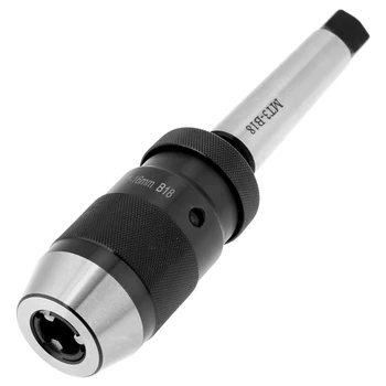 

1-16Mm Capacity 45 Steel Self Tighten Keyless Lathe Drill Chuck with MT3-B18 Taper Arbor