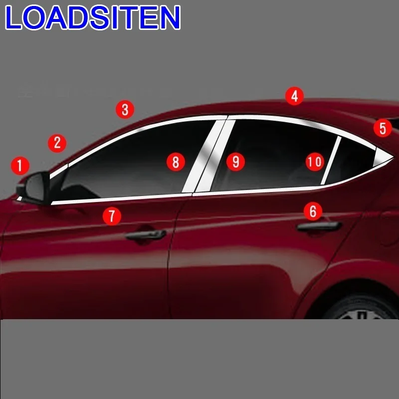 

Car Modified Automovil Window Body Trunk Rear Panels Exterior Accessories Modification Decoration 17 18 19 FOR Hyundai Elantra
