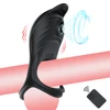 Cock Ring Vibrator for Man with Sucking Function Penis Rings Remote Control Clit Stimulator 5 Vibration Sex Toy for Men Couples 1