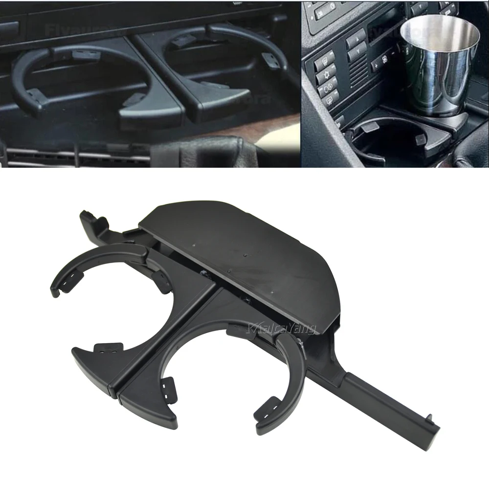 51168190205 BMW E39 525 528 530 540 M5 1995-2006 용 휴대용 개폐식 자동차 음료 홀더 컵 홀더 자동차 인테리어 액세서리