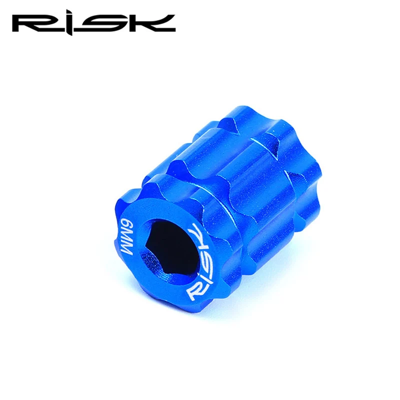 Risk Bicycle Crank Installation Tool for Remove&Install Crank Arm Adjustment Cap for Shimano HollowTech for XT Bike Repair Tools - Цвет: Blue