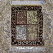 Yilong 1,5 'x2' Турция шелковый ковер ручной работы маленький коврик ручной работы(ZQG292A
