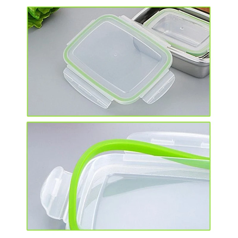 Новейшая коробка для ланча Экологичная порционная коробка Bento для хранения еды контейнер для хранения BPA-free ланч бокс герметичный рюкзак для ланча столовая посуда