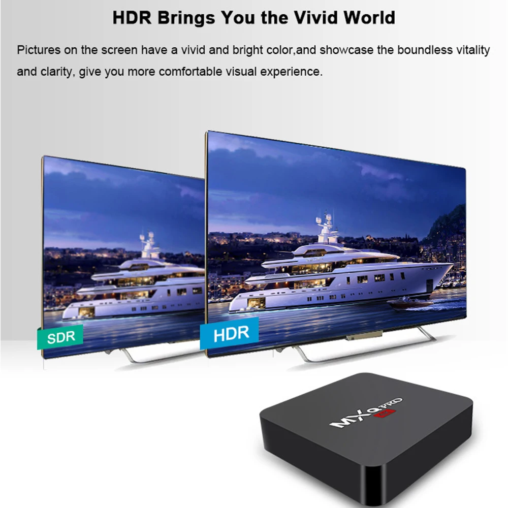 Android tv box MXQ pro 4K Android 7,1 HD 3D 2,4G WiFi S905W четырехъядерный Медиаплеер smart tv android tv box может подписаться на IP tv