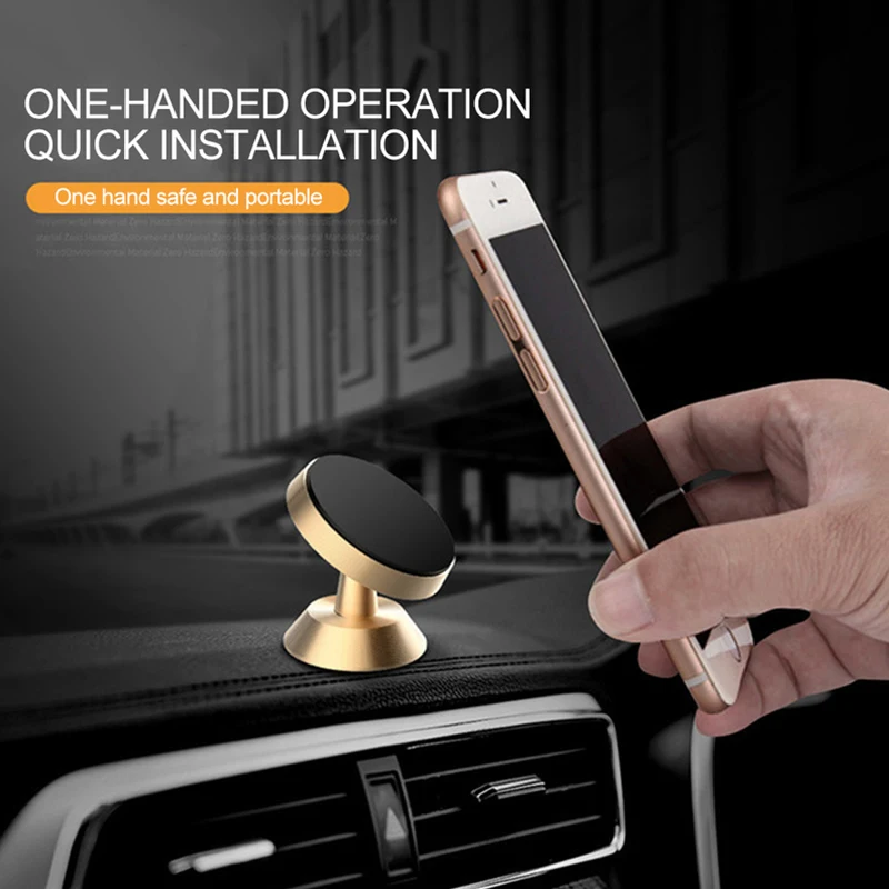 Smartphone GPS navigation support mobile phone holder for all mobile phones Huawei magnetic instrument panel car 1