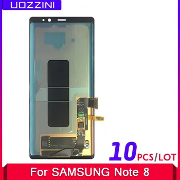 

10 Pcs/Lot Super AMOLED For Samsung Galaxy Note 8 N9500 N9500F N900D N900DS 6.3" LCD Display Touch Screen Assembly