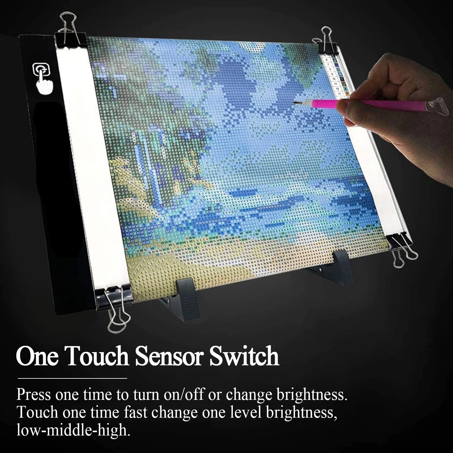 A4 /A3 LED Light Pad Board 5d Diamond Painting Tools Tracing Copy Board with 3 Level Brightness USB Powered Drawing Tablet diamond painting accessories