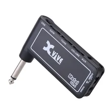 Xvive GA4 Metal Mini Portable Rechargeable Electric Guitar Plug Headphone Amp Amplifier