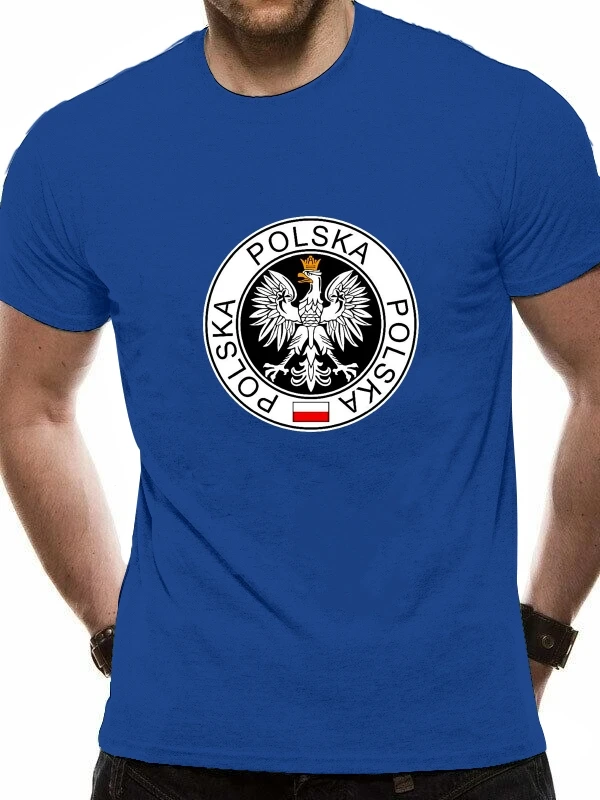 2019 Hot Sale Fashion Poland Eagle POLSKA Women's Patriotic Polish T-shirt Tee Shirt | Мужская одежда