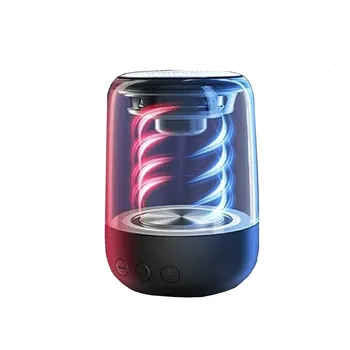 

Bluetooth Speakers Mini Speaker Music Stereo HIFI Soundbox with LED Light Microphone for Smartphone PC