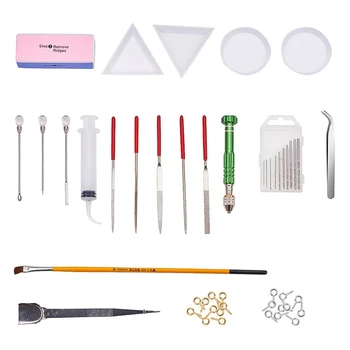 

Handmade DIY Jewelry Crafts Making Tools Resin Epoxy Tool Kit Accessories