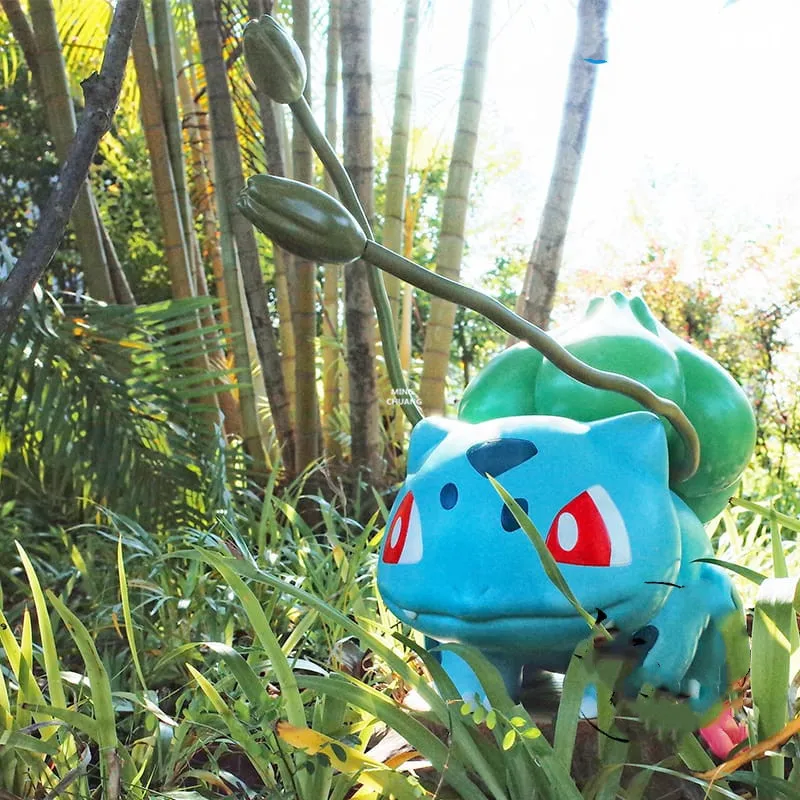 1" Аниме моделирование статуя животных Bulbasaur бюст 1/1 масштаб полноразмерный портрет праздничный подарок GK фигурка игрушка коробка 40 см V689