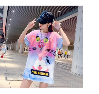 

Whole New Sexy fashion autumn women's Sequins Lady Shirt short Sleeve evening party summer cocktail lady tops t shirt