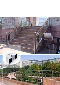 

Freeshipping Stainless steel Square Elbow Decoration Accessories