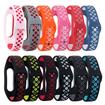 

For Xiaomi Mi Band 2 Sport Strap Watch Silicone Wrist Strap For Xiaomi Mi Band 2 Accessories Bracelet Miband 2 Strap