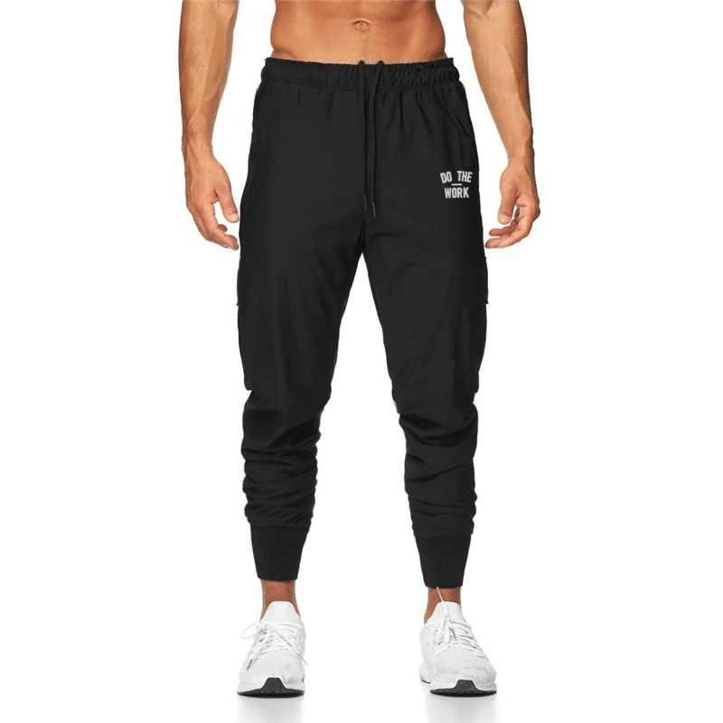 

Joggers Sweatpants Men Casual Skinny Pants Beam Mouth Trousers Male Track Pants Gym Fitness Training Bodybuilding Sports Pant