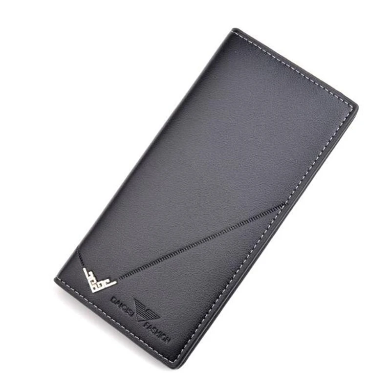 

Men's wallet men's long section thin section youth soft wallet 3 fold multi-card position large capacity fashion new wallet