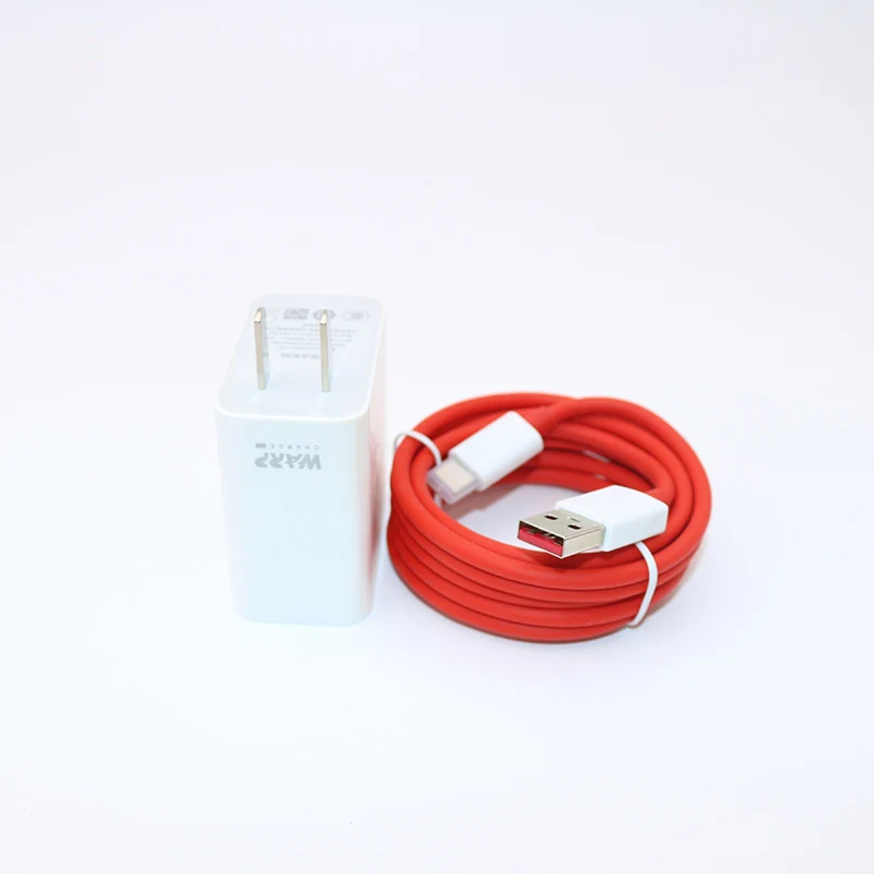 US charger and cable OnePlus 7T 7 pro зарядное устройство 30 вт адаптер питания варп зарядка 30 Кабель зарядного устройства 5 в 6A для One Plus 7 Pro Быстрая зарядка - Тип штекера: US charger and cable