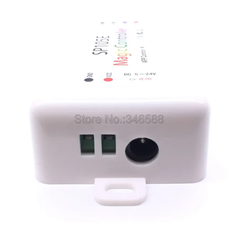 SP105E светодиодный Управление; 4,0 Bluetooth APP Управление для DC5-24V WS2801 WS2811 WS2812B SK6812 LDP8806 APA102 Светодиодные ленты 2048 Пиксели