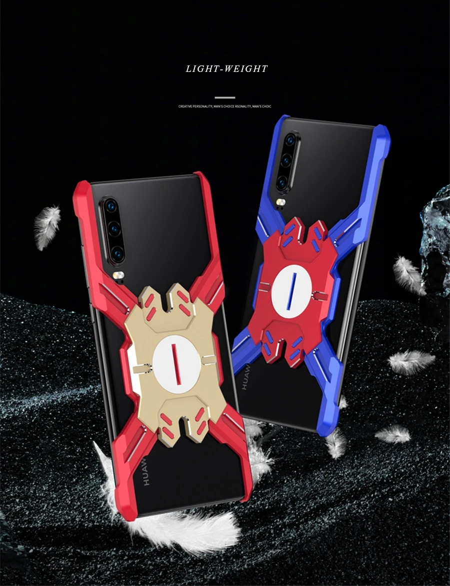 Для huawei P20 P30 mate 20 30 Pro металлический чехол светильник Hero алюминиевый сплав рамка бампер чехол для huawei P30 Lite Nova4 Honor V20