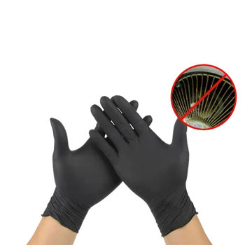 

100Pcs Household Gloves Disposable Mechanic Gloves Nitrile Laboratory Nail Art Anti-Static Glove Unisex Hands Protection
