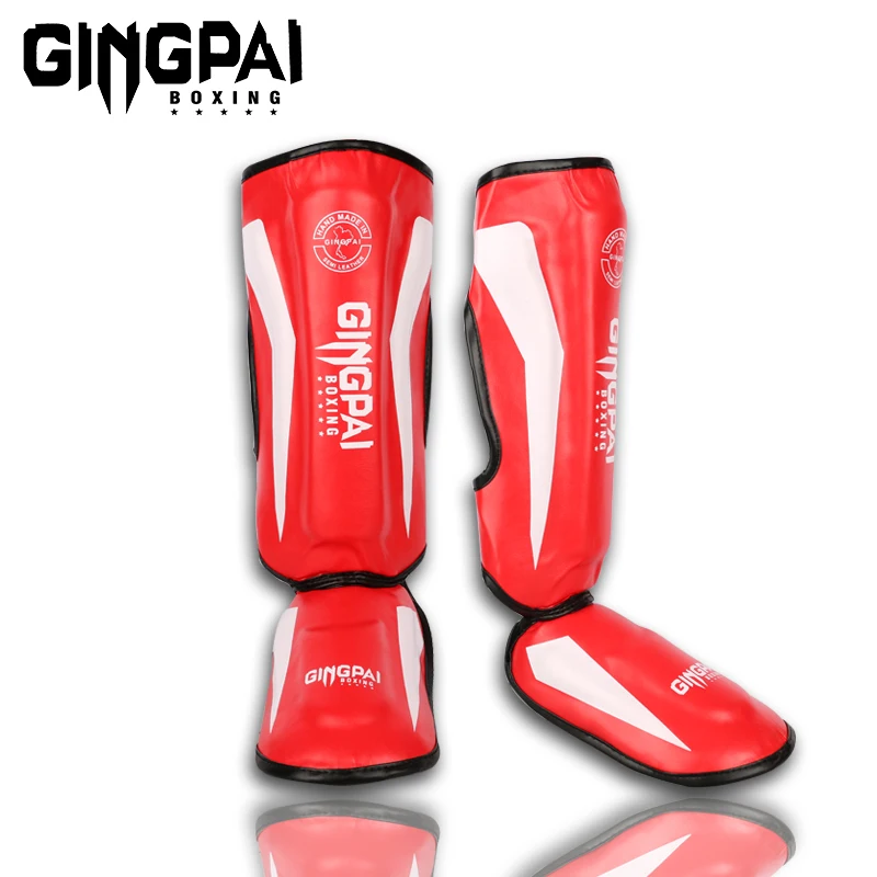 Adult Kickboxing Shin Guards Kickboxing Leg Guards Muay Thai Boxing Shin Guard MMA Kickboxing Ankle Protectors Martial Arts Kick Boxing Legging Taekwondo Equipment