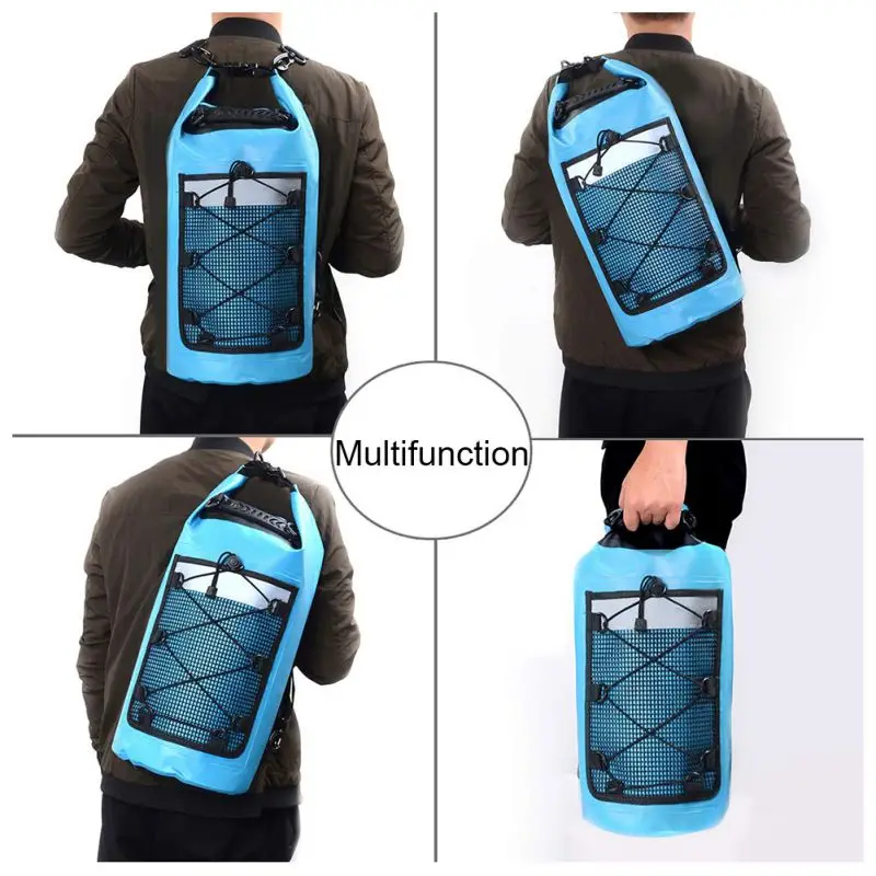 10L/20L 10L/20L Водонепроницаемый сухой мешок для хранения мешок Открытый спорт каяк рафтинг сумки для плавания путешествия рюкзак