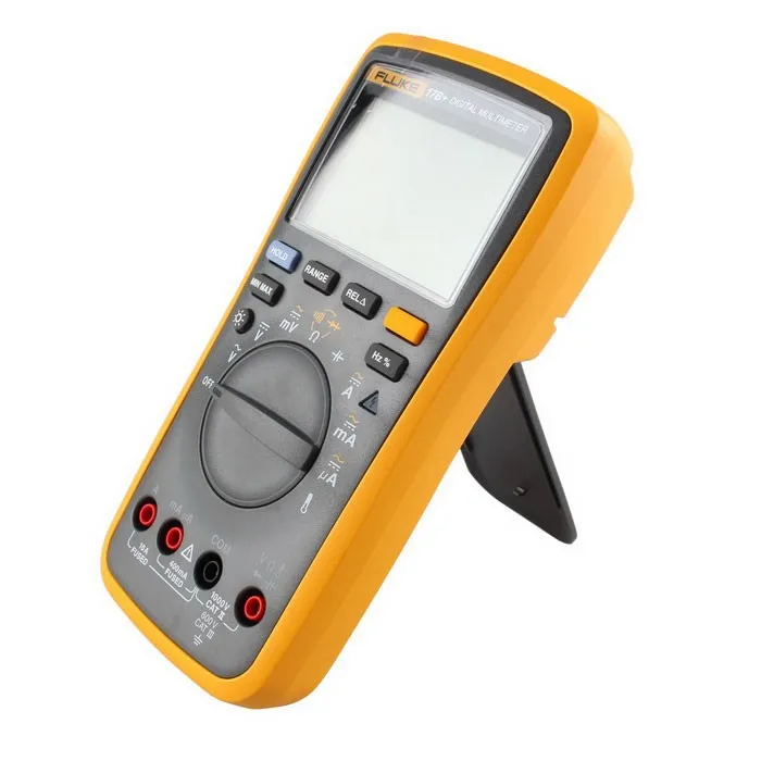 JIGUOOR 17B+ F17B+ профессиональный цифровой мультиметр измерительный инструмент ручной Амперметр Вольтметр Сопротивление Емкость тестер hfe