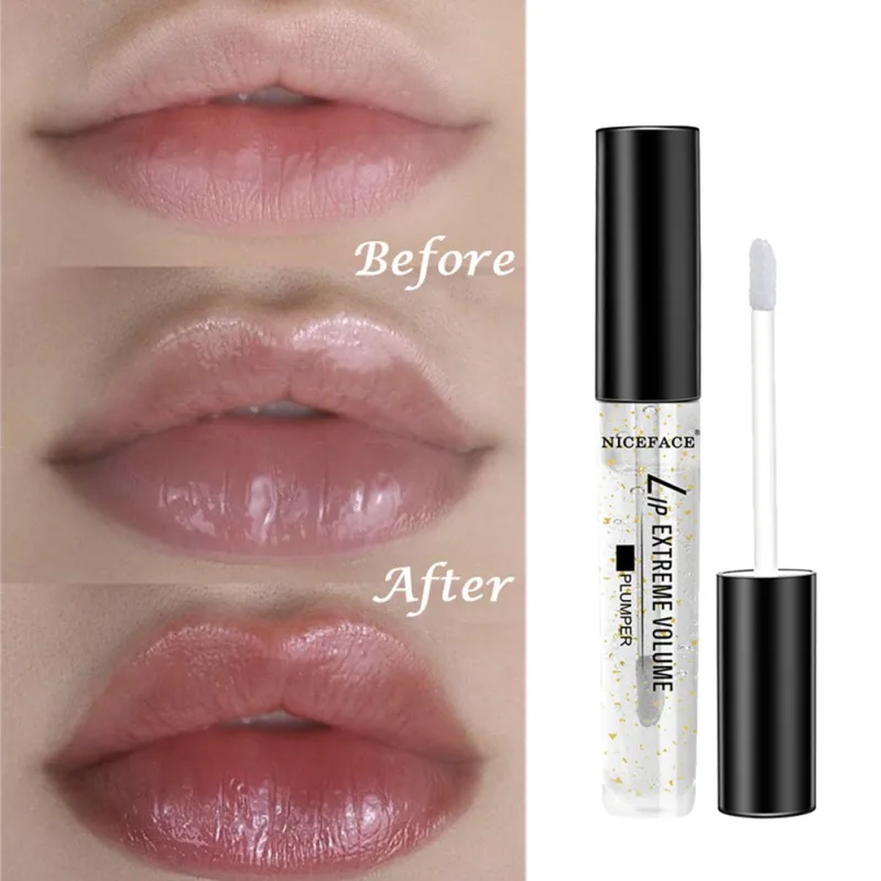 Sexy Makeup Moisturizer Lip Plumper Lip Gloss Long Lasting Big Lips Transparent Waterproof Volume Lip Clear Lipgloss Sexy Makeup Moisturizer Lip Plumper Lip Gloss Long Lasting Big Lips Transparent Waterproof Volume Lip Clear Lipgloss