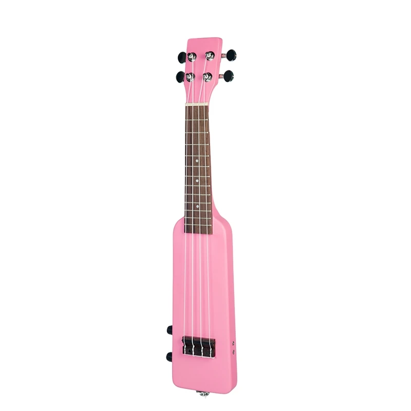21 inch Electric Ukulele Ukulele Uke Kit with Gig Bag 3.5mm Audio Cable Silent Electric Ukulele Soprano Uke